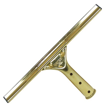 Unger 12 GoldenClip Brass Squeegee, Brown UNGGS300